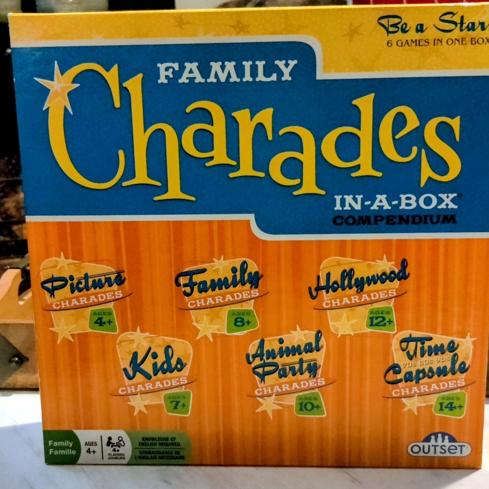 🩵 Limited Time Sale🩵 Family Charades In-A-Box Compendium Game